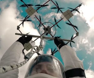 Skydiving from a Drone