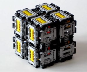 Giant LEGO Magic Folding Cube