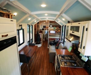 Off-the-grid School Bus Home