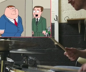 Family Guy with Drums
