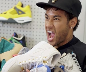 Neymar Goes Sneaker Shopping