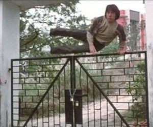 Jackie Chan Jumps over Fences