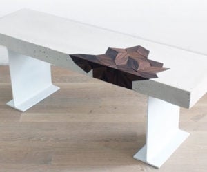 How to Make a Concrete & Walnut Table