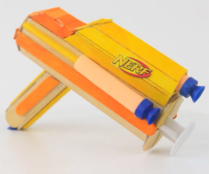 DIY Popsicle Stick NERF Blaster
