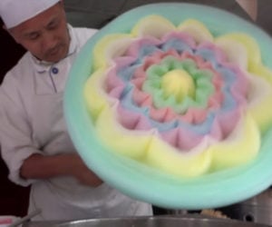 Making a Cotton Candy Flower