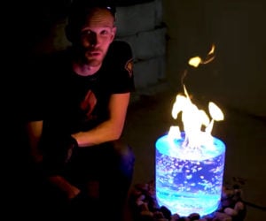 DIY Flaming Vortex Fountain