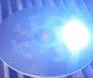 Laser Engraving a Disc