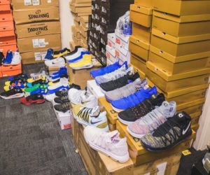 Inside the Warriors’ Sneaker Room