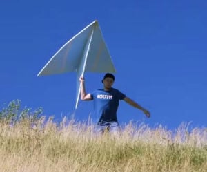 Making a Giant Paper Airplane