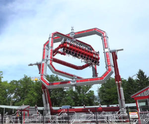 Six Flags Cyborg Cyber Spin Ride