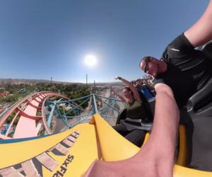 A Trippy Roller Coaster Ride
