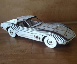 Wooden Classic Car Models