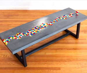 DIY Concrete and LEGO Table