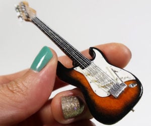 DIY Popsicle Stick Mini Guitars