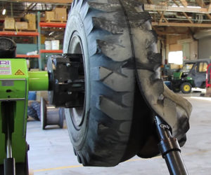 Removing a Foam Tire