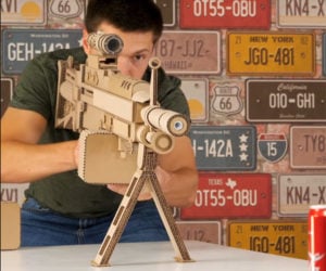 Making a Cardboard Machine Gun