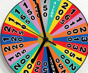 Wheel of Fortune Clock