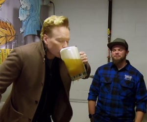 Conan Visits Samuel Adams’ Brewery