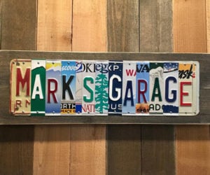 License Plate Signs