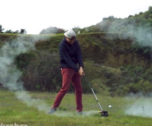 Rocket-Powered Golf Club