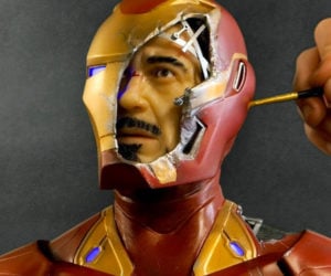 Sculpting Iron Man/Tony Stark