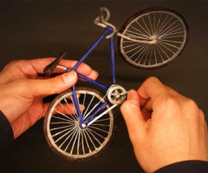 Drawing a 3D Bicycle Model