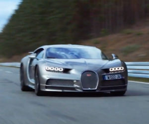 Driving a Chiron at Top Speed
