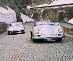 Chasing Cars at Gotthard Pass