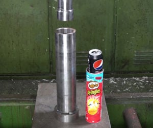 Filling a Pringles Can with Cans