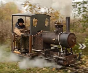 Backyard Steam Train