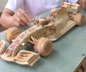 Carving an F1 Car