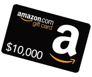 Win a $10,000 Amazon Shopping Spree