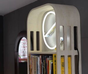 Making a Curved Corner Bookcase