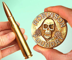 Turning Bullet Casings Into Brass Coins