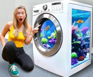 Turning a Washing Machine Into an Aquarium