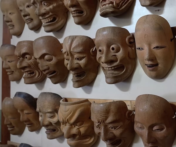 Making Traditional Japanese Wood Masks