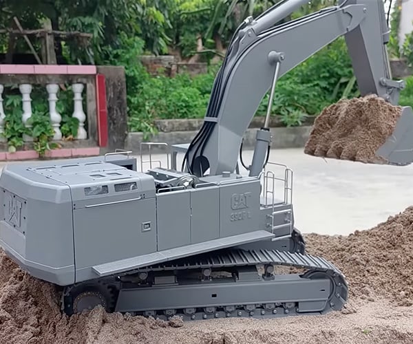 Making an R/C Mini Excavator from PVC Pipe