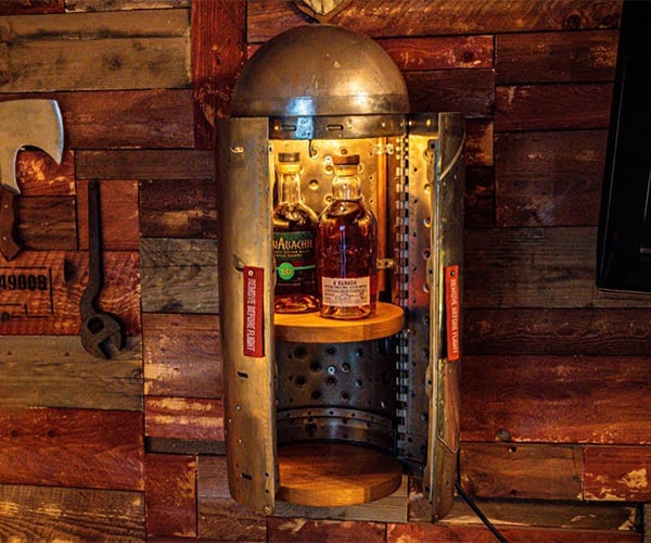Making a Liquor Cabinet from a Jet Engine