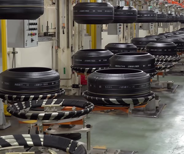 How Factories Mass-produce Car Tires
