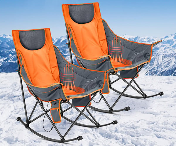 Heated Outdoor Rocking Chairs