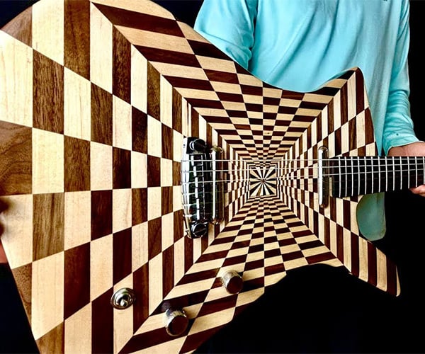 Making an 3D Optical Illusion Guitar