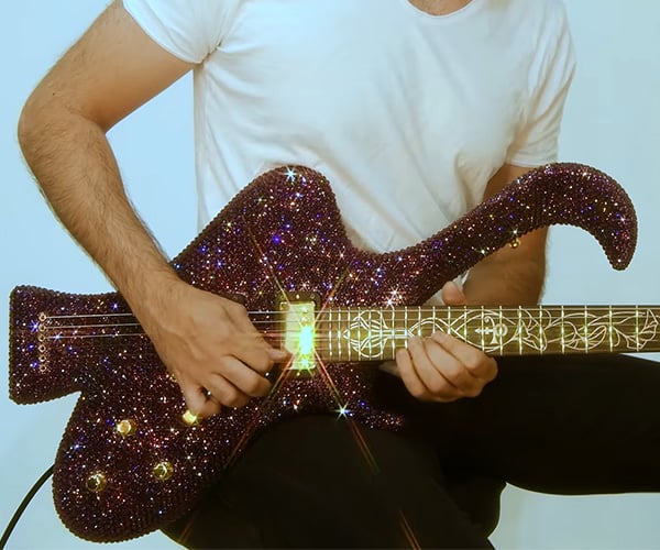 Playing Purple Rain on a Guitar Fit for Prince