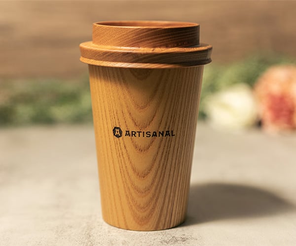 Keyaki To-Go Wood Coffee Cup