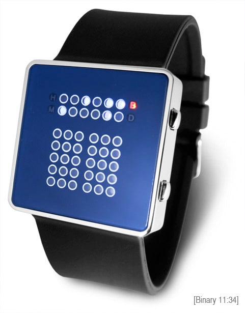 Tibida Binary LED Watch