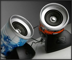 Boosted Tin Can Speakers