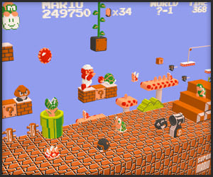 Wallpaper: 3D NES Games