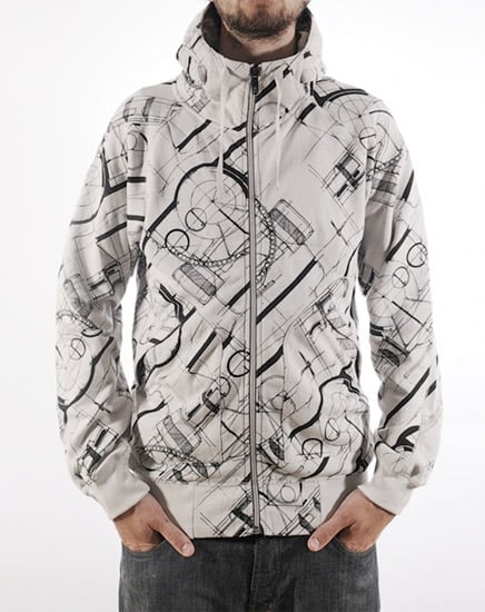 Syd Mead Method Zip Hoody