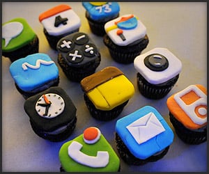 iPhone Cupcakes