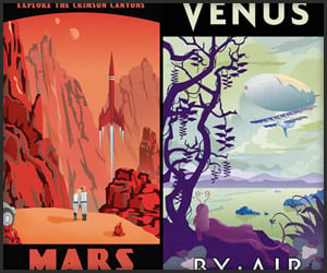 Interplanetary Travel Posters