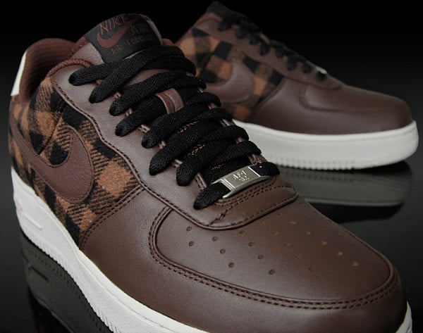 nike air force one brown leather